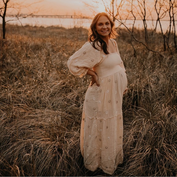 COPY - Dahlia embroidered Maxi Dress